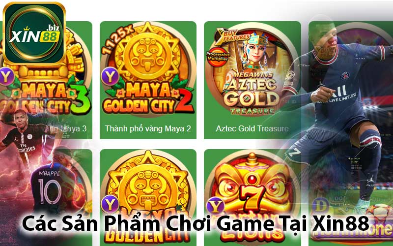 Các Sản Phẩm Chơi Game Tại Xin88